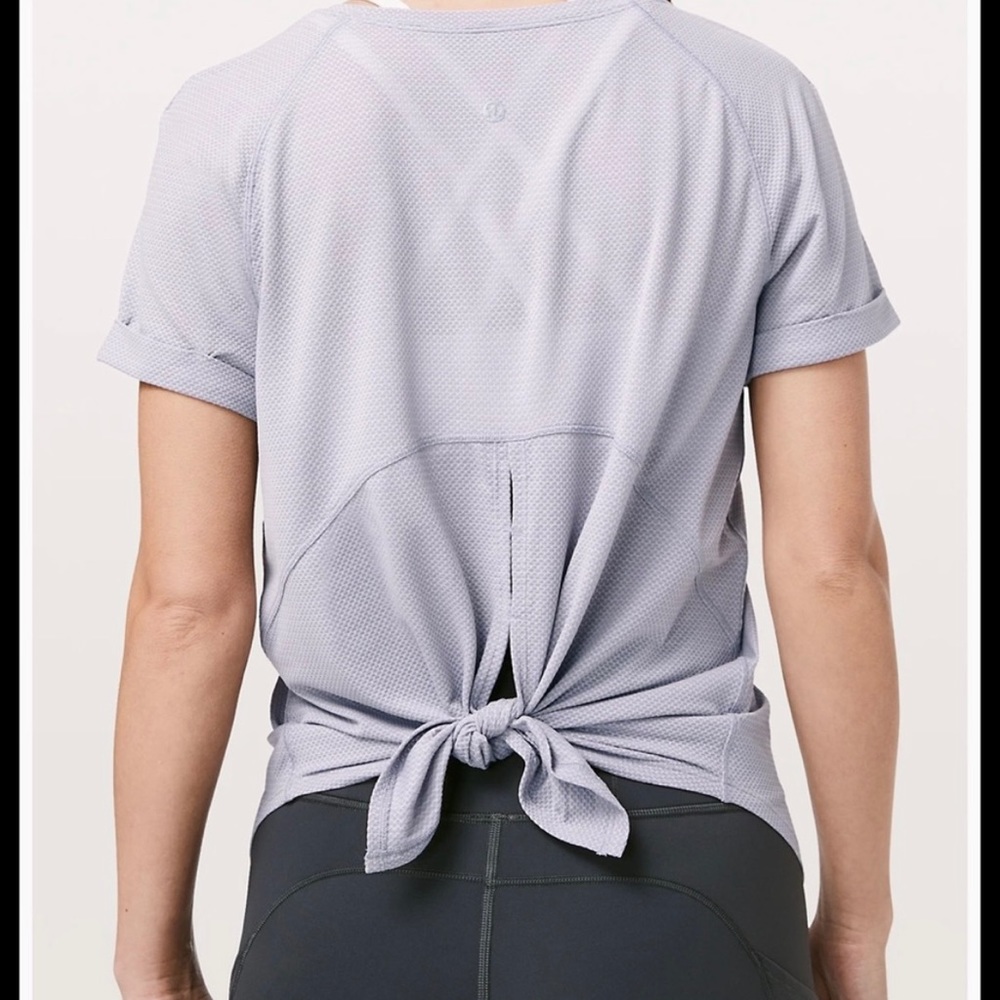 Lululemon Open Up Tie Back T-Shirt